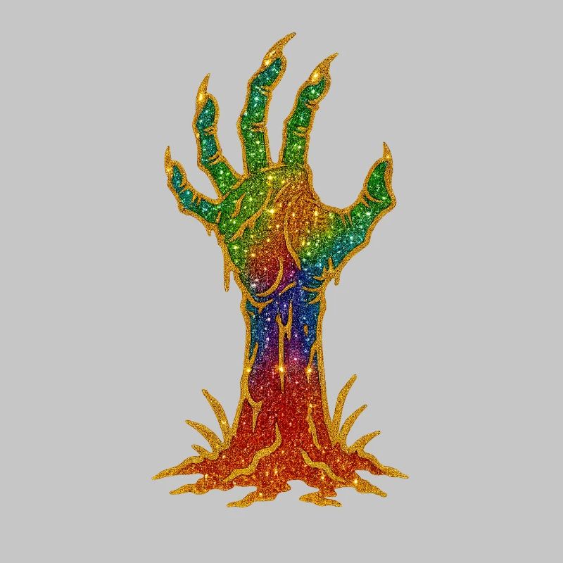 Rainbow Glitter Hand Awakening