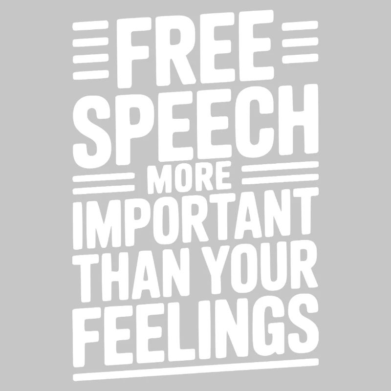 La liberté d’expression est plus importante que les sentiments