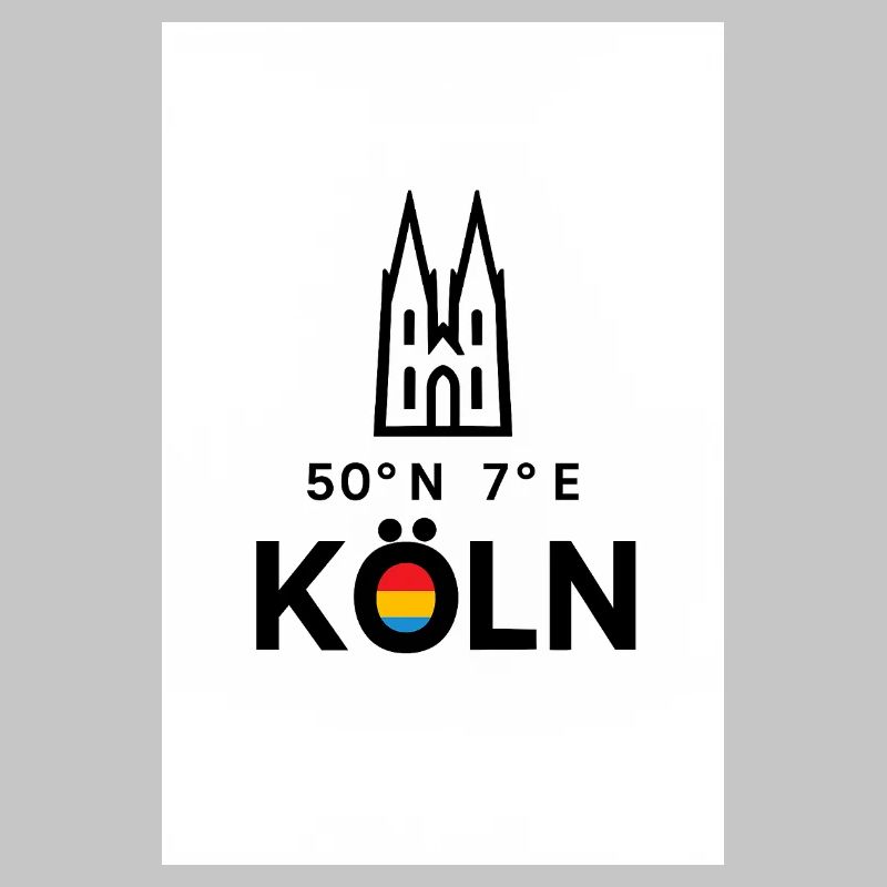 Cologne Compass 50°N 7°E Skyline