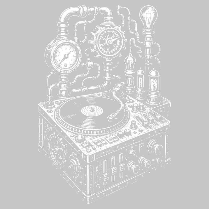 Steampunk-Musikkonsolendesign