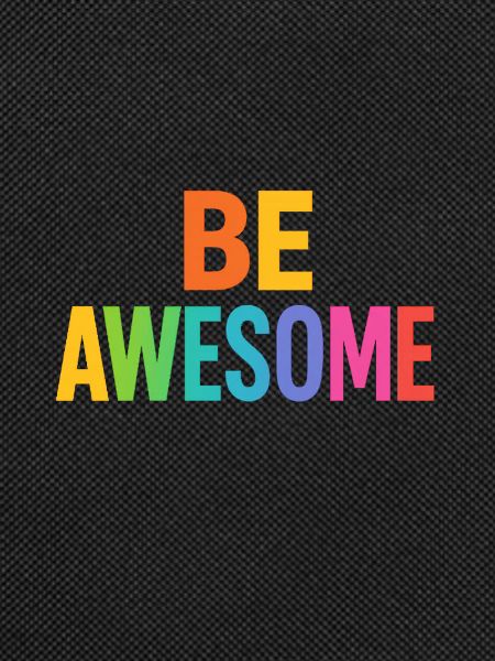 Be Awesome Regenbogen Boost