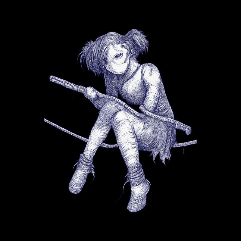 Rope acrobat in dreadpunk