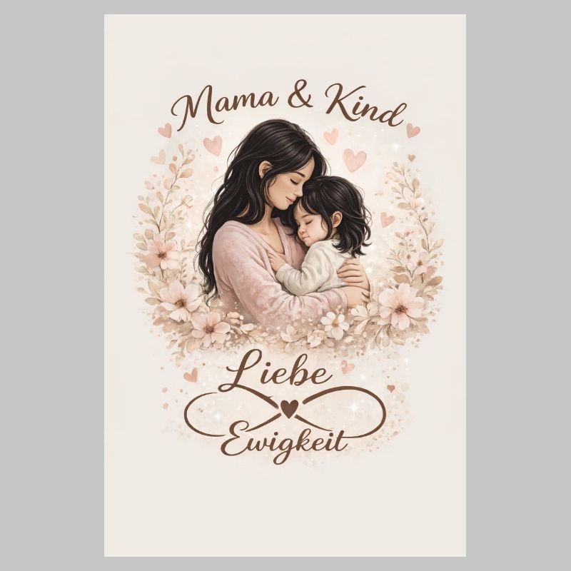 Ewige Liebe Mutter und Kind 