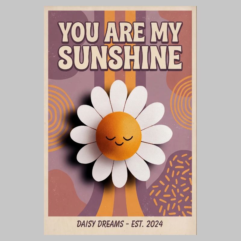 Tu es mon rayon de soleil Pop Art
