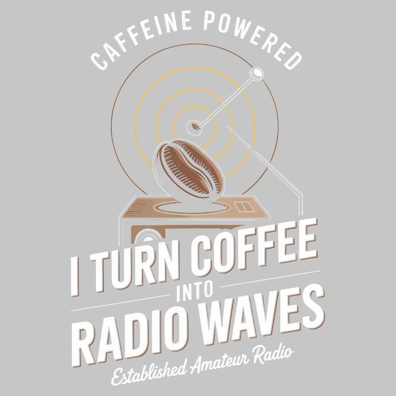 Caffeine Powered Radio Waves