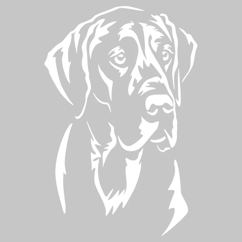 Great Dane Head "Black Edition"