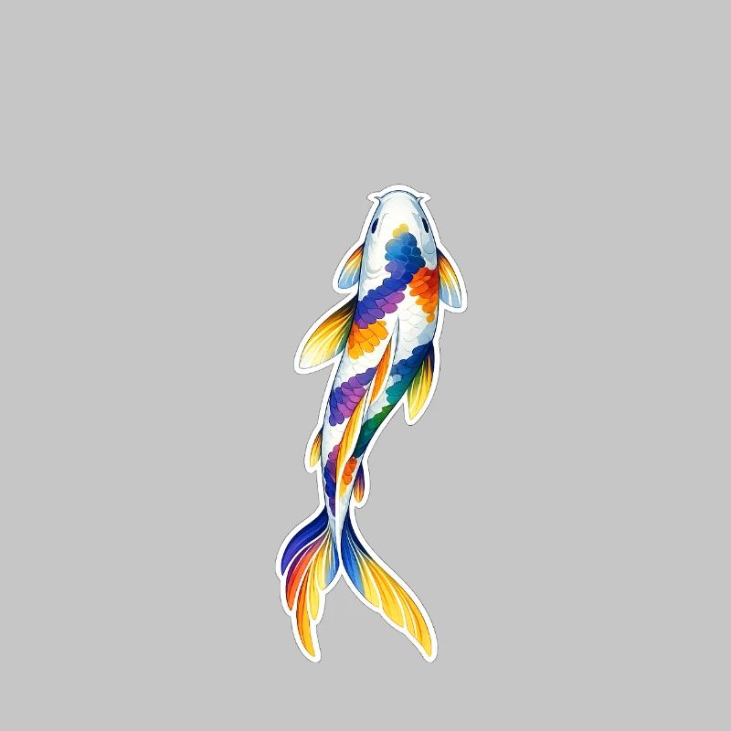 Koi . 4 . AI generated