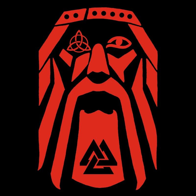 Wikingerkrieger (rot)