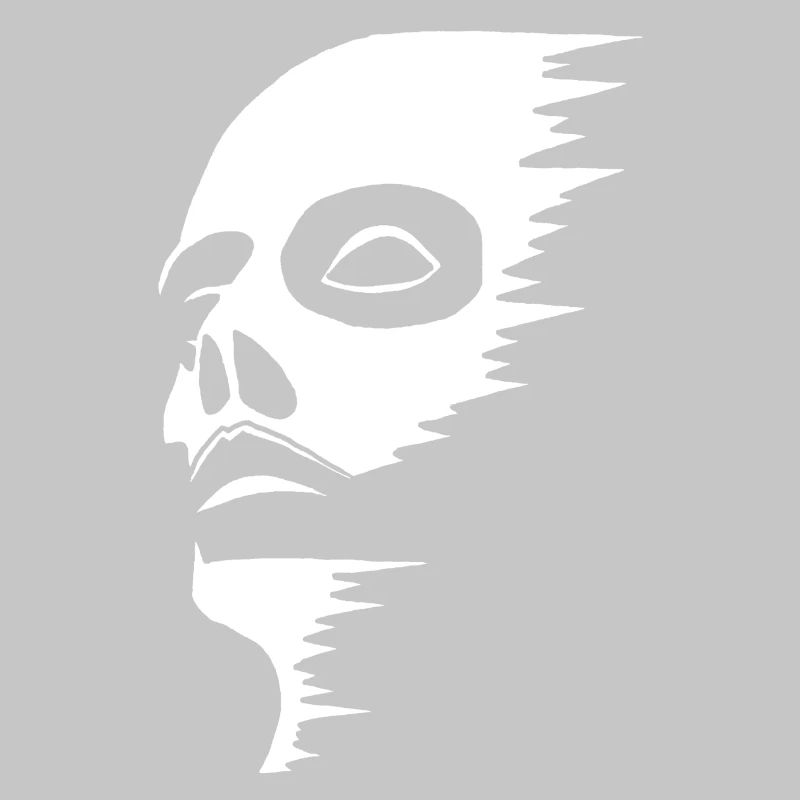 Ghostly face