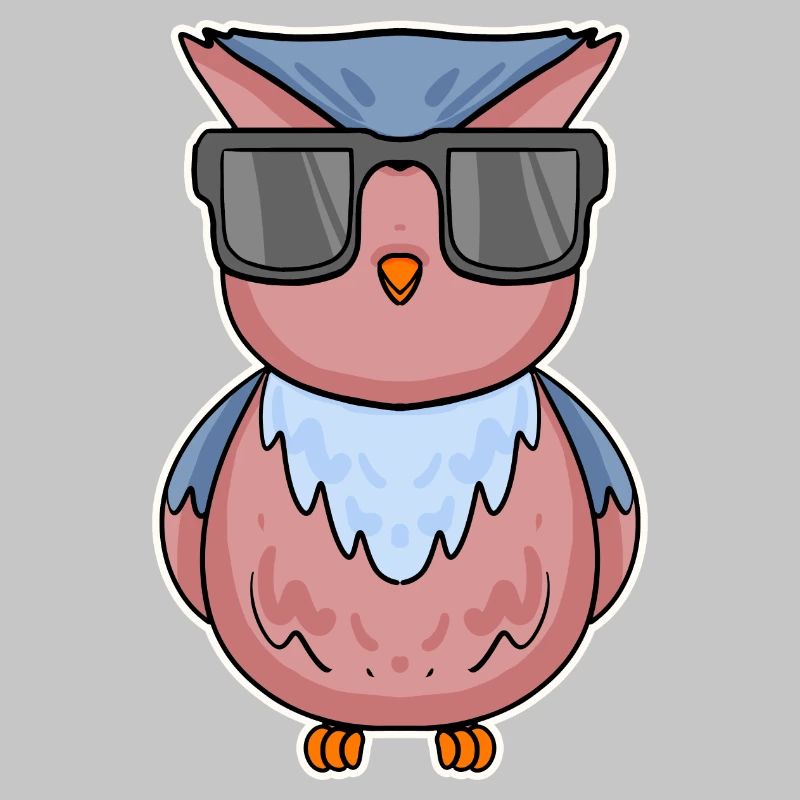 Eule mit Brille