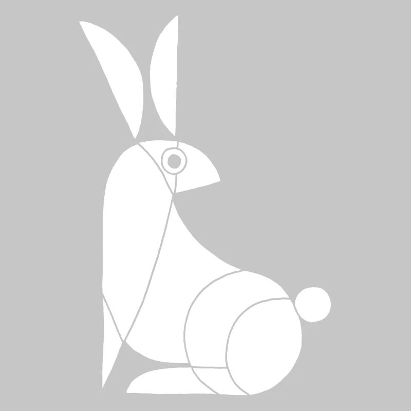 Funny White Rabbit