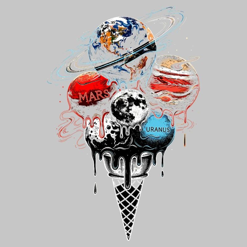 Planète Cream Scoop - Space Galaxy Science