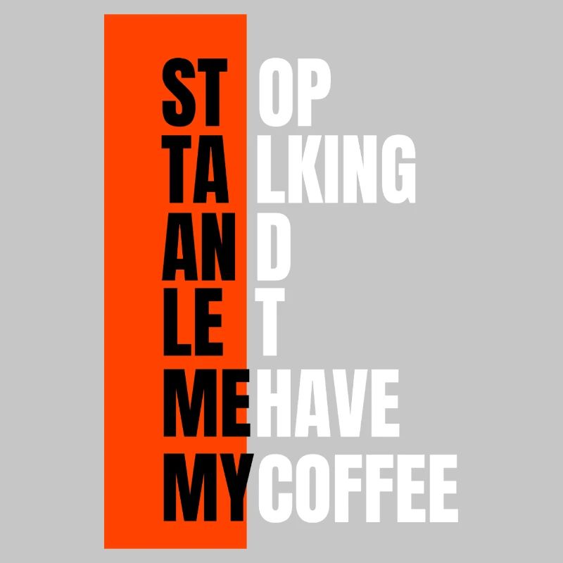 Stop talking – need coffee first