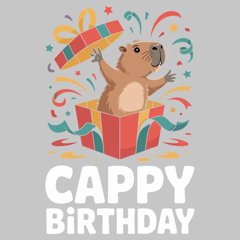 Capybara Geburtstag Cappy Birthday Lustiges Capy
