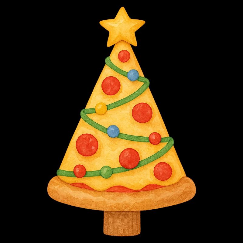 Pizza-Tannenbaum
