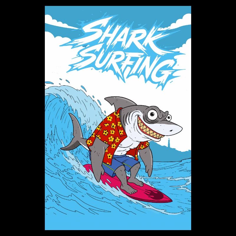 Surf sur les requins