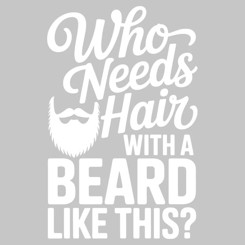 Qui a besoin de cheveux avec une barbe comme celle-ci, Bart Glatze