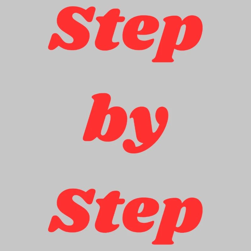 Step by step typography