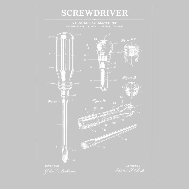 Illustration de plans de tournevis