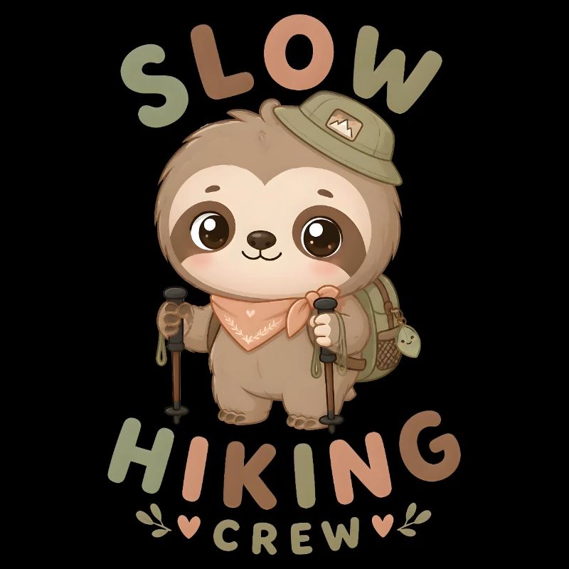 Langsam wandernde Faultier-Crew