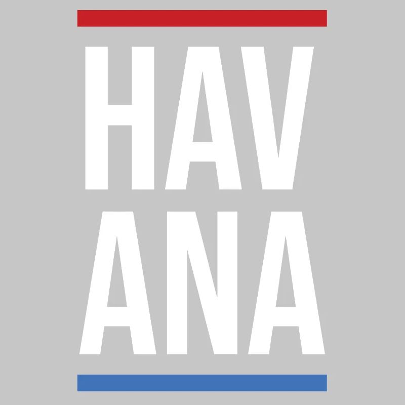 Havana Bold Mono with Red Blue Stripes