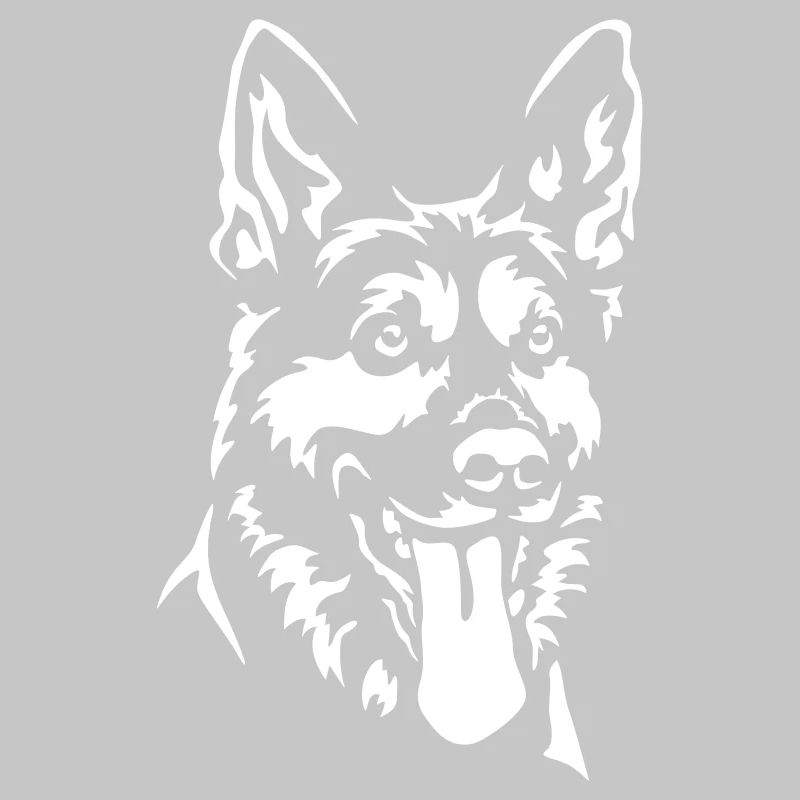 German Shepherd Head
