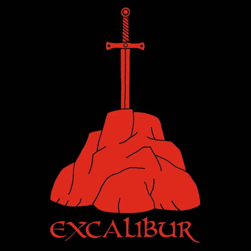 La spada Excalibur (Rosso)