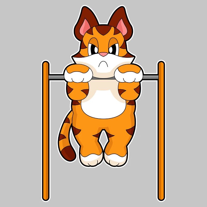 Tiger Bodybuilder Pull-ups Bodybuilding