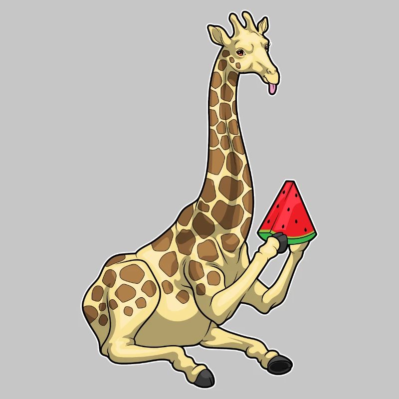 Girafe Pastèque