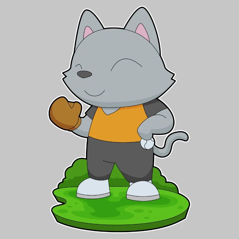 Cat Baseball Gant de baseball