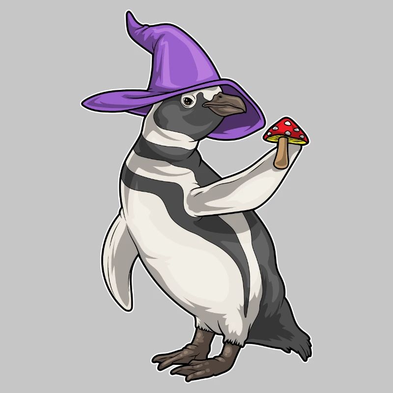 Champignon Sorcière Pingouin
