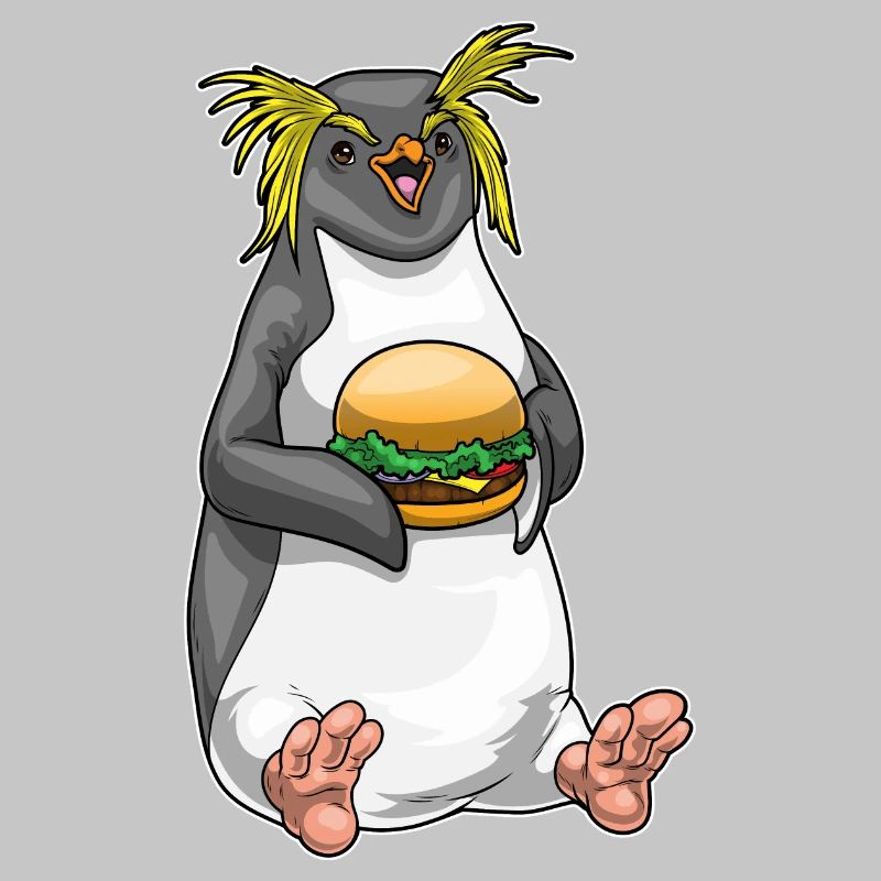 Cheeseburger pingouin