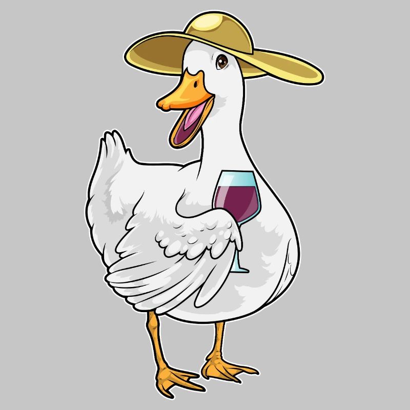 Duck red wine