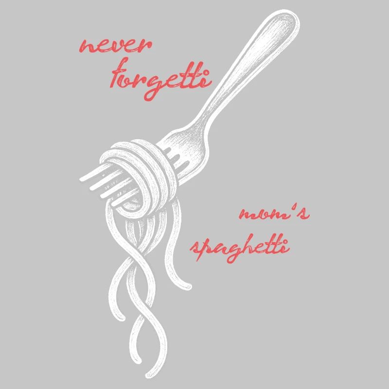 Never Forgetti Spaghetti Fork Drawing