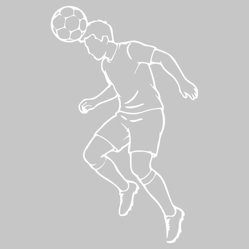 White Header Line Art — Dark Tees