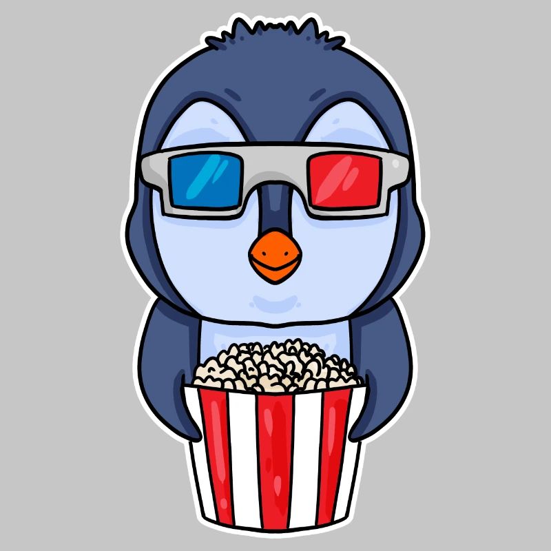 Popcorn Kino Pinguin
