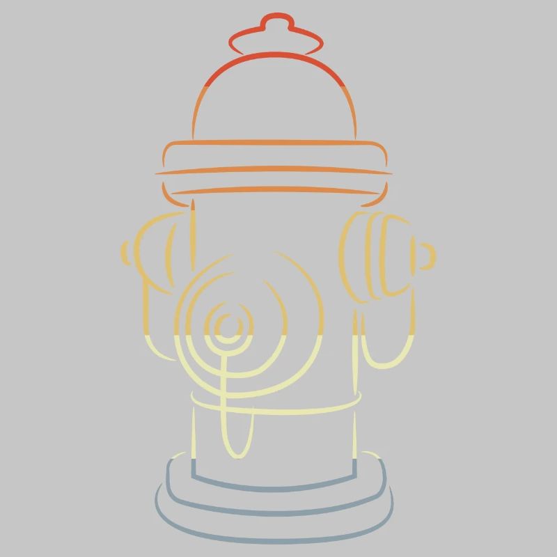 Retro Feuerhydrant