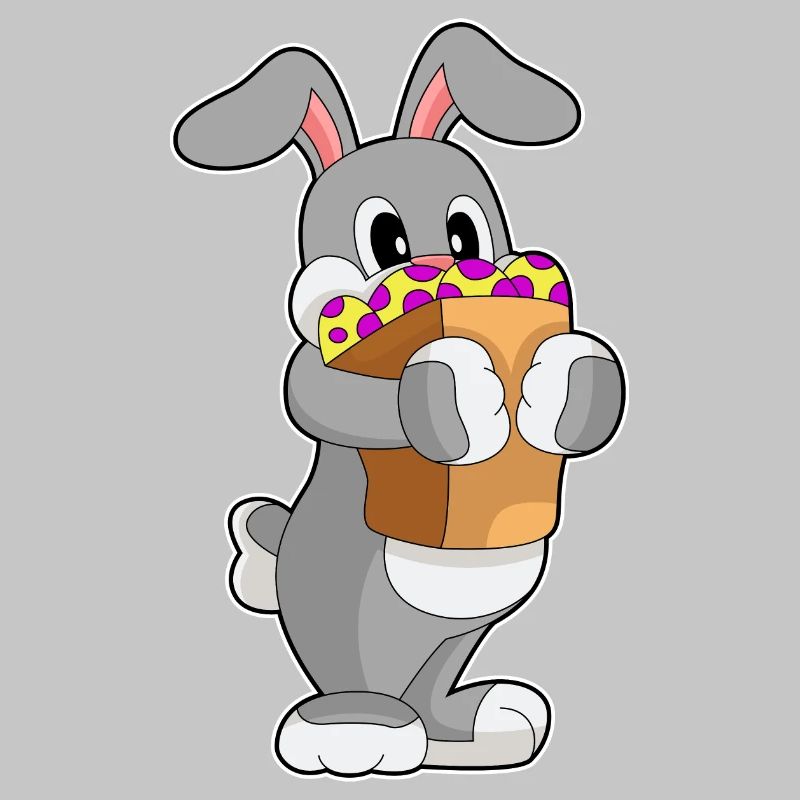 Achats de Pâques Bunny