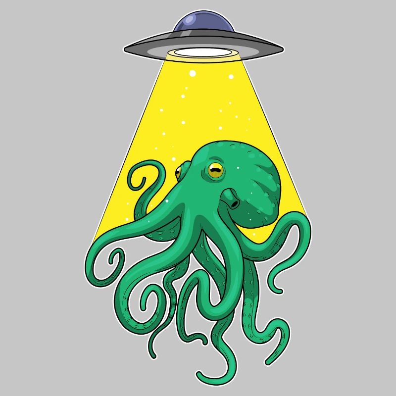 Octopus, Spaceship, Space