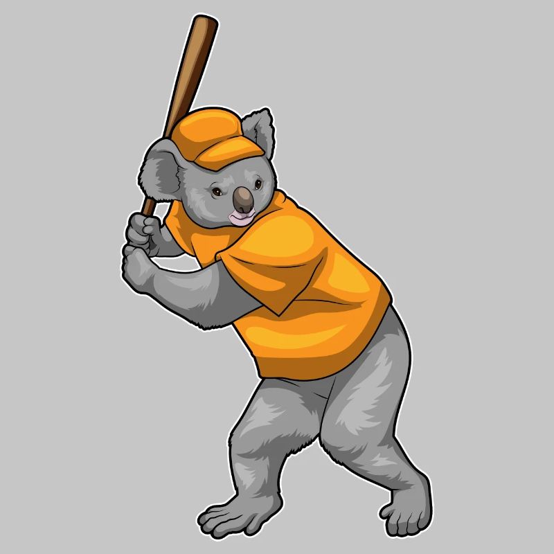 Koala Baseball Baseball Bat