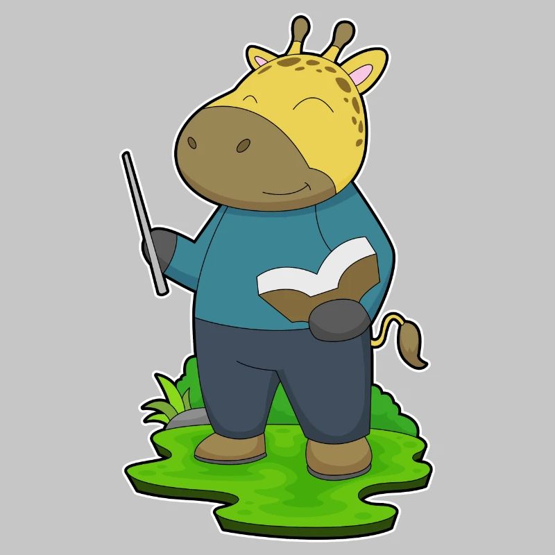 École de lecture des professeurs de girafes