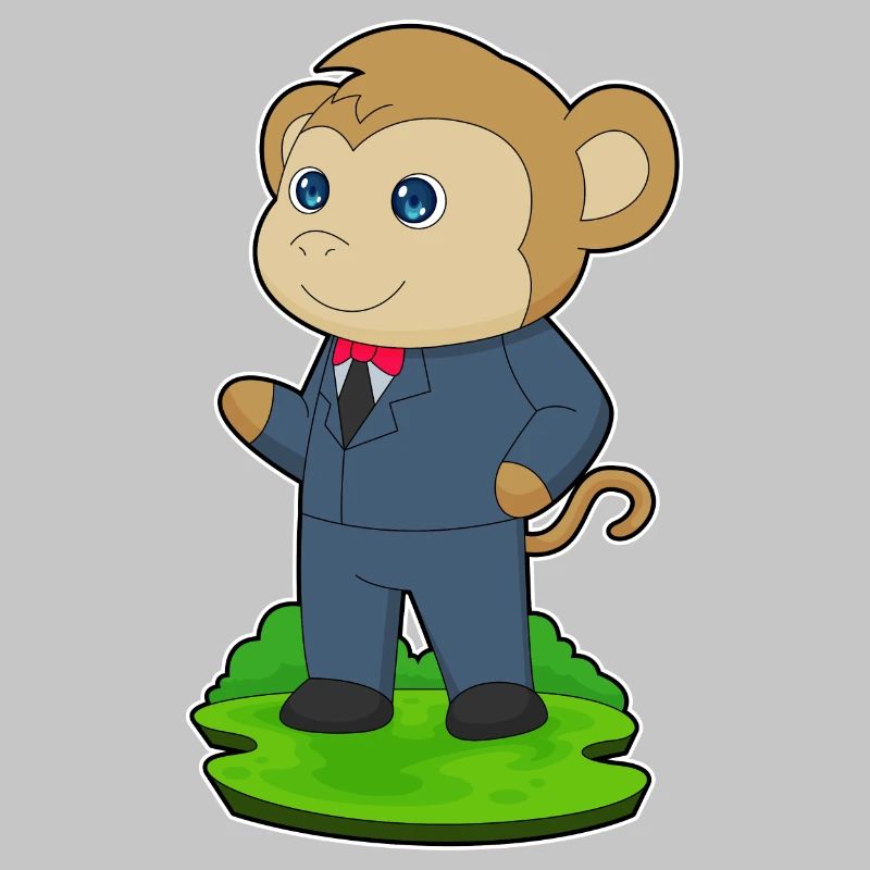 Monkey Groom Wedding Suit