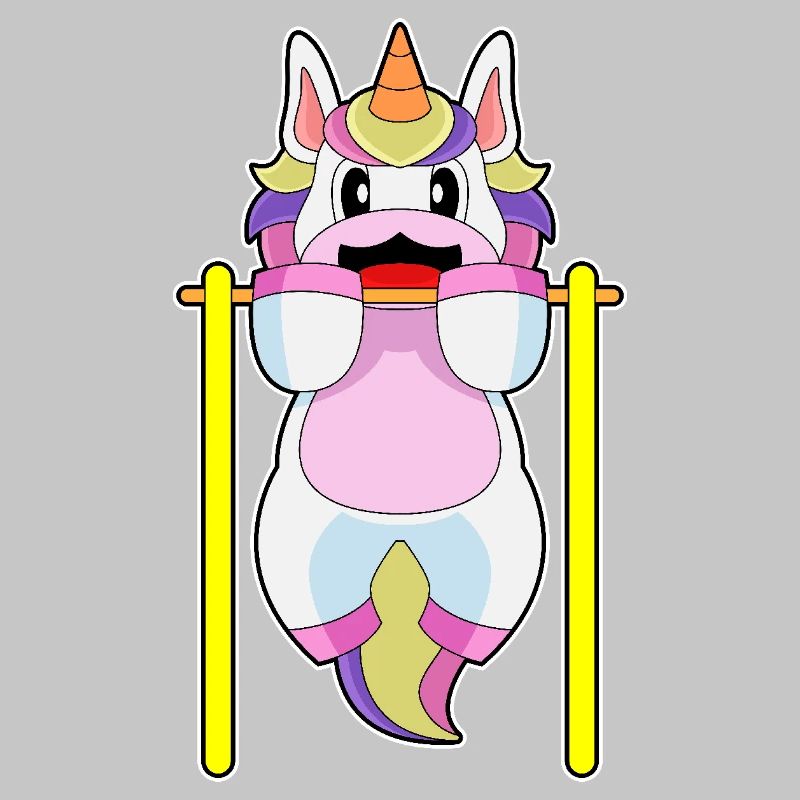 Licorne Bodybuilder Tractions Musculation