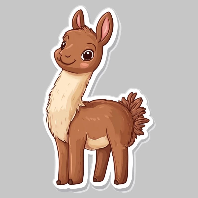 Lama Alpaka Llama Tier Geschenk