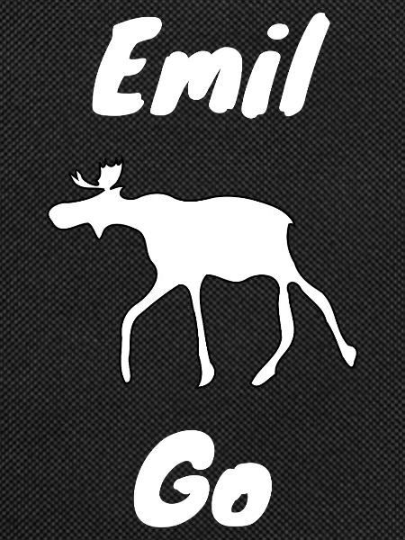 Emil the Elk withe