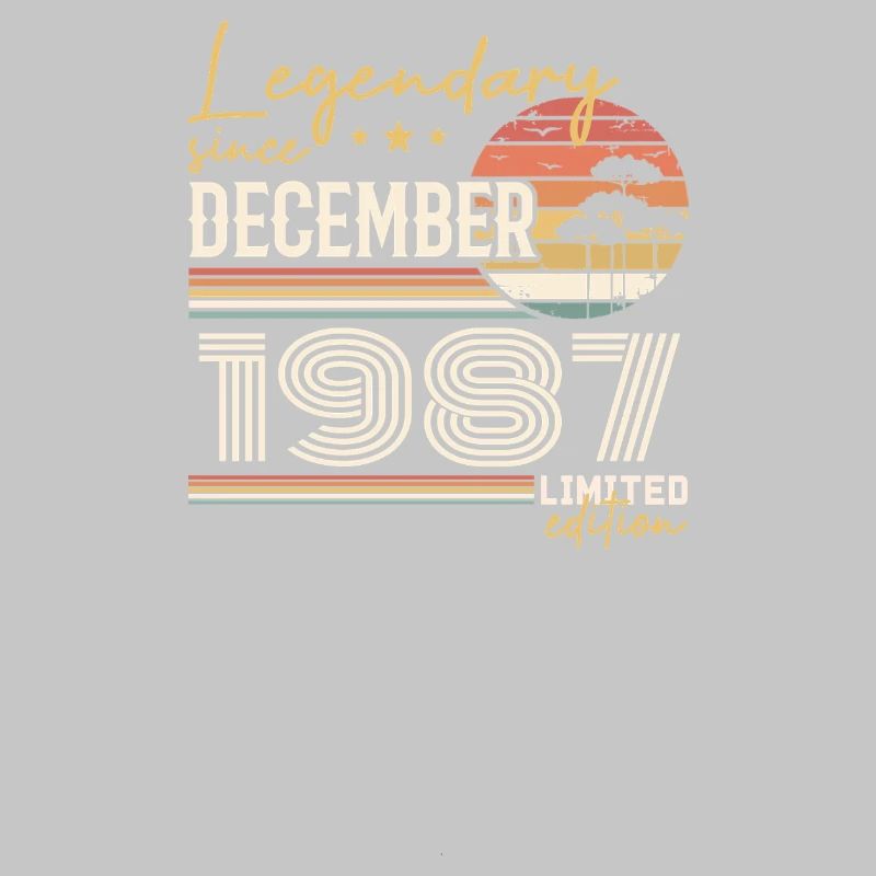 Cadeau 38e Anniversaire Décembre 1987