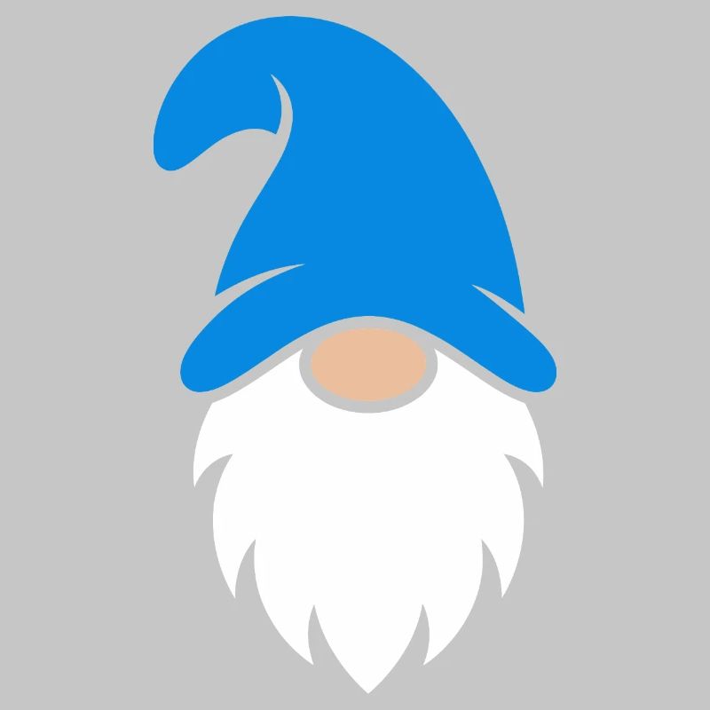 Mignon Gnome de Noël Chapeau Bleu
