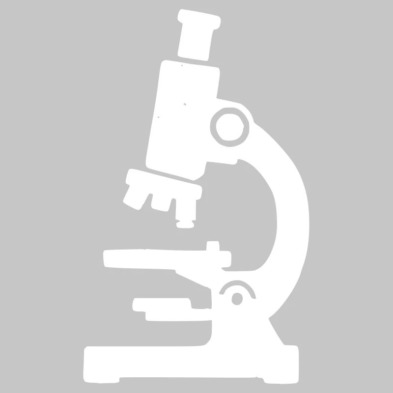 Microscope Silhouette Laboratory