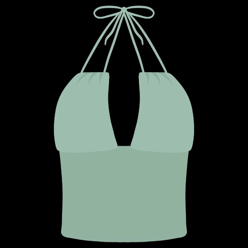 Haut bikini Mint Halter