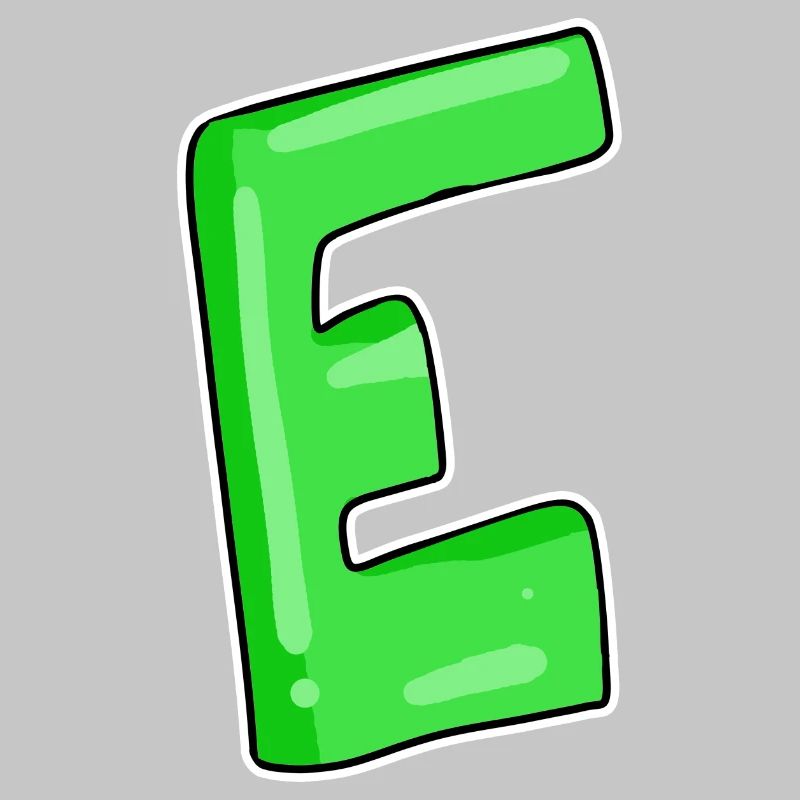 Buchstabe E Anfangsbuchstabe